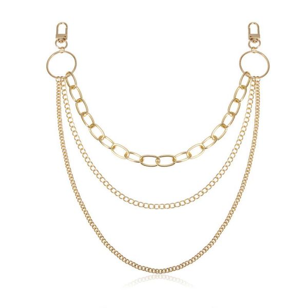 other fashion multilayer tassel geometric chain waist male women pants multi layer hiphop hook trousers keychain jewelry, Slivery;golden
other fashion multilayer tassel geometric chain waist male women pants multi layer hiphop hook trousers keychain jewelry, Slivery;golden