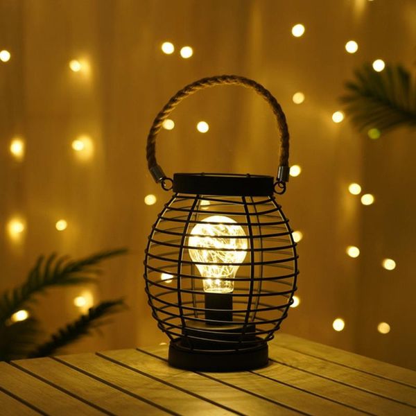 creative led iron lantern night light portable battery powered table lamp home festive decor table lamp with rope handle
creative led iron lantern night light portable battery powered table lamp home festive decor table lamp with rope handle