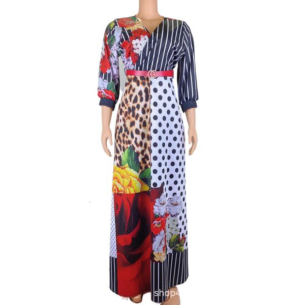 luxury casual drs2021 v-neck sleeve fattening digital printing long size drs for women, Black;gray
luxury casual drs2021 v-neck sleeve fattening digital printing long size drs for women, Black;gray