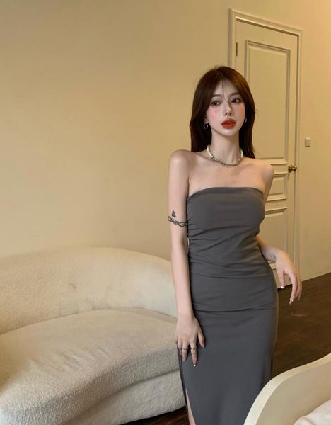 casual dresses ancient ways strapless dress with split package hip in women's clothing the summer 2021,, Black;gray
casual dresses ancient ways strapless dress with split package hip in women's clothing the summer 2021,, Black;gray