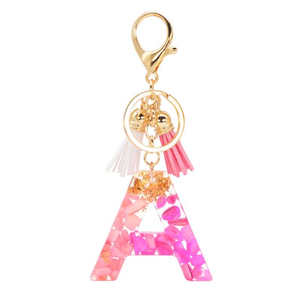 new fashion english letter keychain resin pink stone with tassels foil filling pendant key chain handbag charms for woman, Silver
new fashion english letter keychain resin pink stone with tassels foil filling pendant key chain handbag charms for woman, Silver
