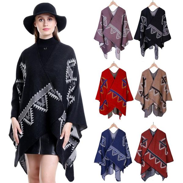 scarves womens warm pattern long shawl wraps knit cashmere stitching large ladies scarf set knitted, Blue;gray
scarves womens warm pattern long shawl wraps knit cashmere stitching large ladies scarf set knitted, Blue;gray
