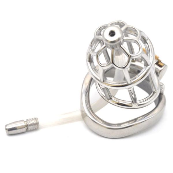 cockrings male chastity device stainless steel creative plum blossom head cage bondage ring with catheters & sounds g7-247b
cockrings male chastity device stainless steel creative plum blossom head cage bondage ring with catheters & sounds g7-247b