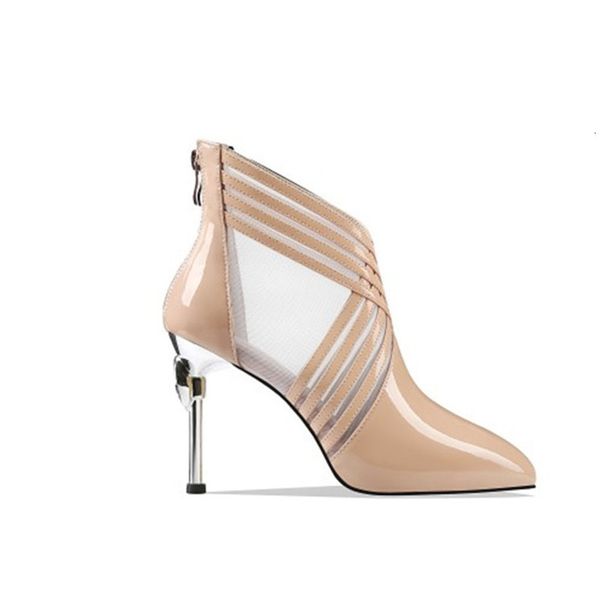 2021 new spring women's sandals baotou stiletto heels hollow roman net short boots fx8m, Black
2021 new spring women's sandals baotou stiletto heels hollow roman net short boots fx8m, Black