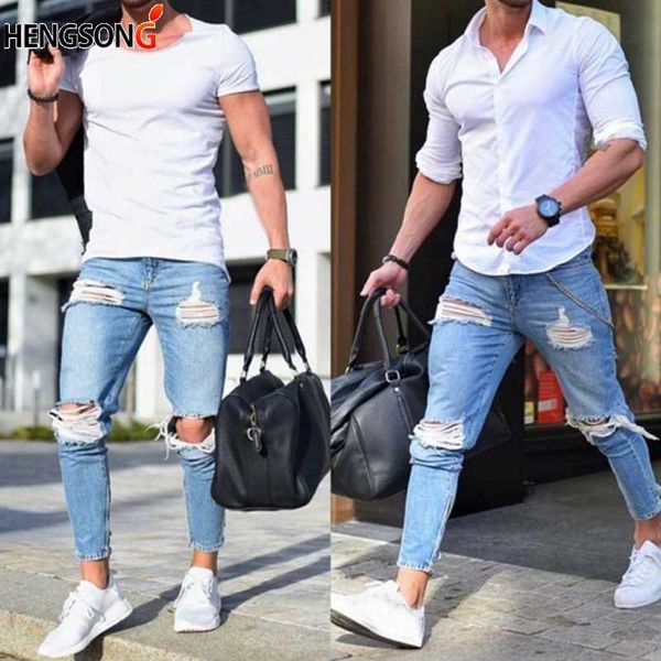 plus size xxxl new stretch destroyed ripped design fashion single rits ny jeans for men, Blue
plus size xxxl new stretch destroyed ripped design fashion single rits ny jeans for men, Blue