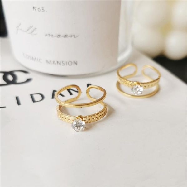 wedding rings yun ruo golden index finger titanium steel zircon double layer open ring women vintage personality jewelry wholesale water pro, Slivery;golden
wedding rings yun ruo golden index finger titanium steel zircon double layer open ring women vintage personality jewelry wholesale water pro, Slivery;golden