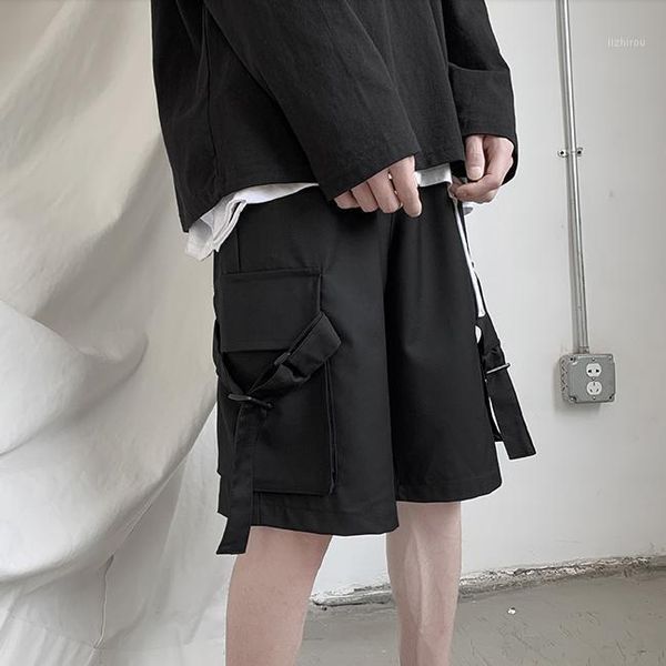 men's shorts black 2021 big pocket goods harajuku japanese loose casual korean fashion street summer, White;black
men's shorts black 2021 big pocket goods harajuku japanese loose casual korean fashion street summer, White;black