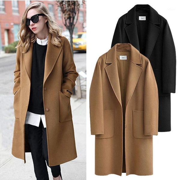 women's wool & blends plus size 5xl autumn winter coats 2021 european style women long single-breasted hairy female jacket coat clothes, Black
women's wool & blends plus size 5xl autumn winter coats 2021 european style women long single-breasted hairy female jacket coat clothes, Black