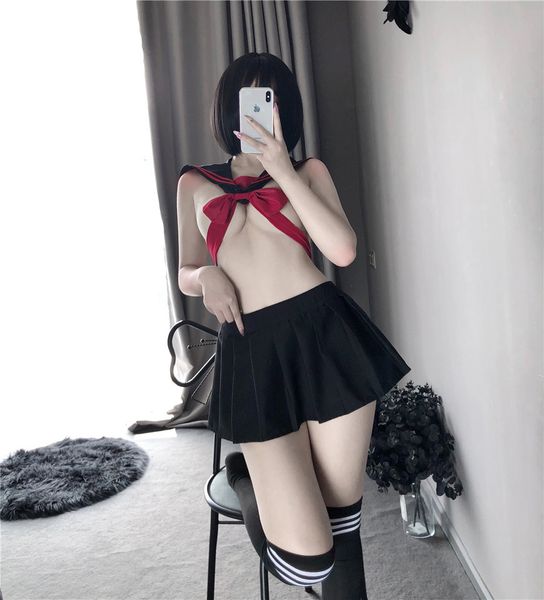 costumes anime jk uniform lingerie erotic see through cosplay costumes kawaii lace panties for women sailor school girl outfit, Black
costumes anime jk uniform lingerie erotic see through cosplay costumes kawaii lace panties for women sailor school girl outfit, Black