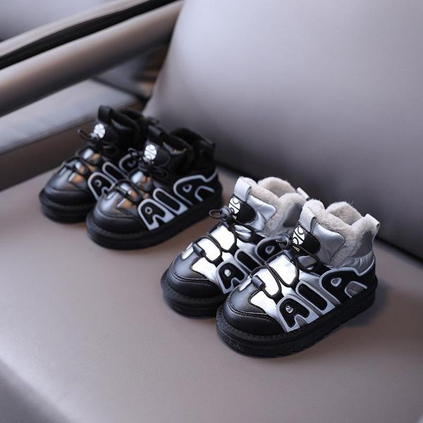 boots children' shoes winter sports plus velvet snow casual warm cotton-padded for boys and girls black gray, Black;grey
boots children' shoes winter sports plus velvet snow casual warm cotton-padded for boys and girls black gray, Black;grey