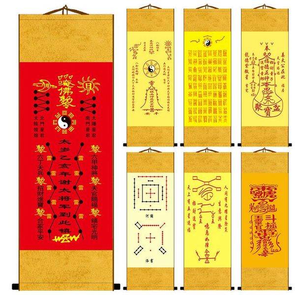 decorative objects & figurines exquisite zhenzhai taoist magic figures or incantations, porch feng shui hang painting, painting silk scroll
decorative objects & figurines exquisite zhenzhai taoist magic figures or incantations, porch feng shui hang painting, painting silk scroll