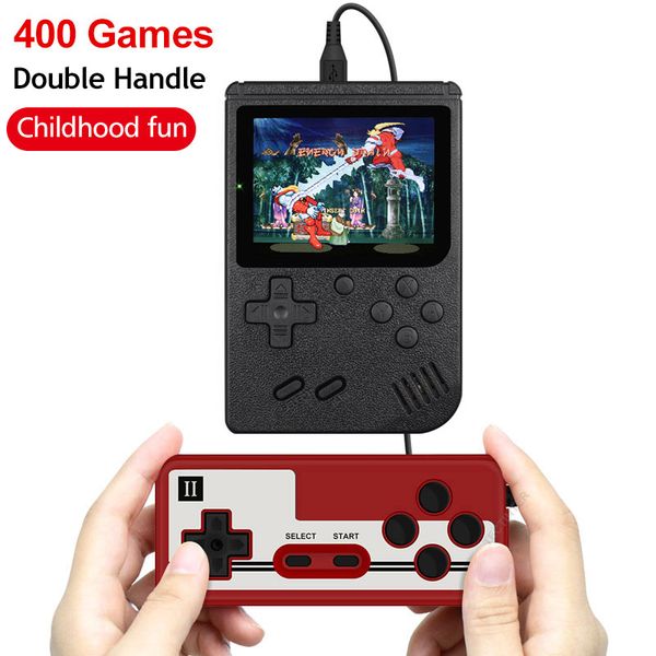nostalgic game console with gamepad lcd colorful screen mini double handheld portable built-in 400 games connect tv game player controller
nostalgic game console with gamepad lcd colorful screen mini double handheld portable built-in 400 games connect tv game player controller