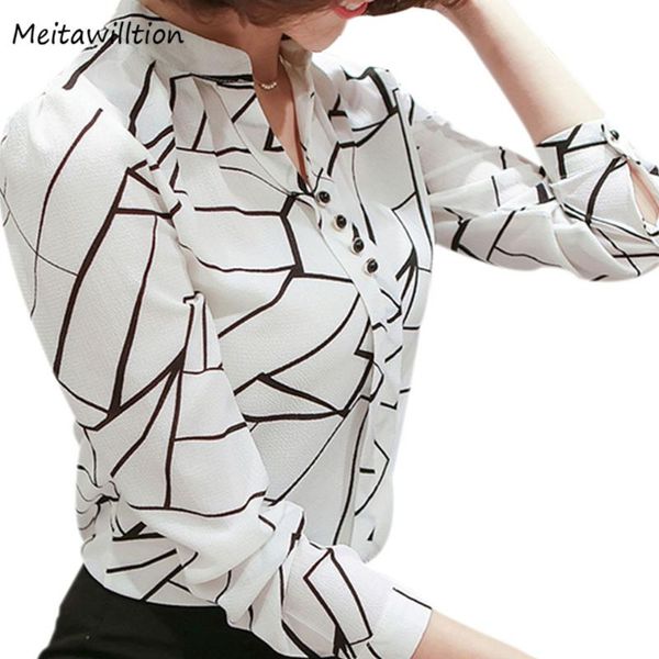 women's blouses & shirts 2021 summer spring woman chiffon blouse ladies long sleeve office women female striped dot korean fashion clot, White
women's blouses & shirts 2021 summer spring woman chiffon blouse ladies long sleeve office women female striped dot korean fashion clot, White