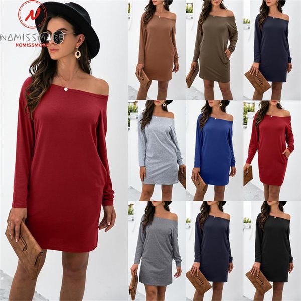 casual dresses fashion women solid color dress patchwork design o-neck long sleeve mid waist spring autumn loose pullovers mini, Black;gray
casual dresses fashion women solid color dress patchwork design o-neck long sleeve mid waist spring autumn loose pullovers mini, Black;gray