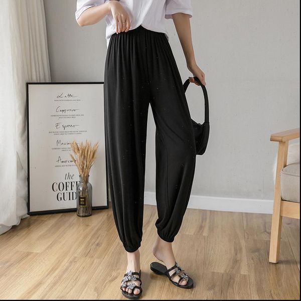 haren ankle length high waist womens capri office skinny elasticity stretch modal women simple fashion, Black;white
haren ankle length high waist womens capri office skinny elasticity stretch modal women simple fashion, Black;white