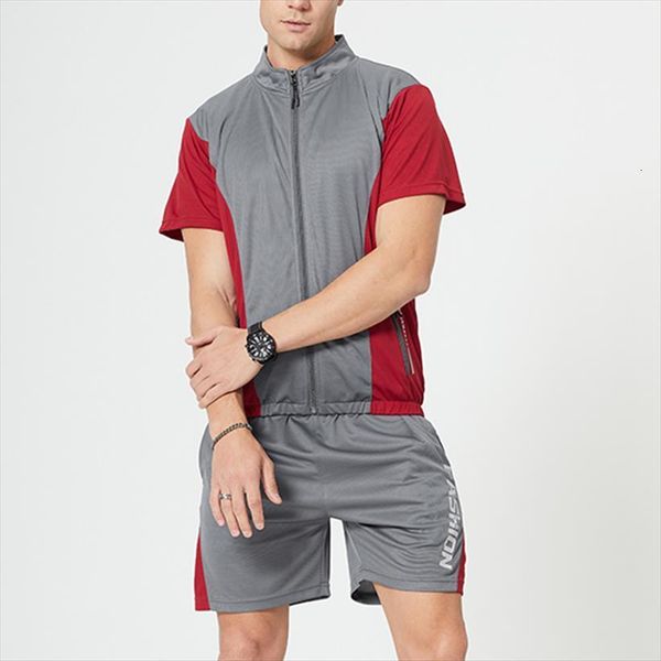 suit two piece zipper men tracksuit tee outwears joggers shorts sets male sweatsuit casual mens outfits suits clothing set, Gray
suit two piece zipper men tracksuit tee outwears joggers shorts sets male sweatsuit casual mens outfits suits clothing set, Gray