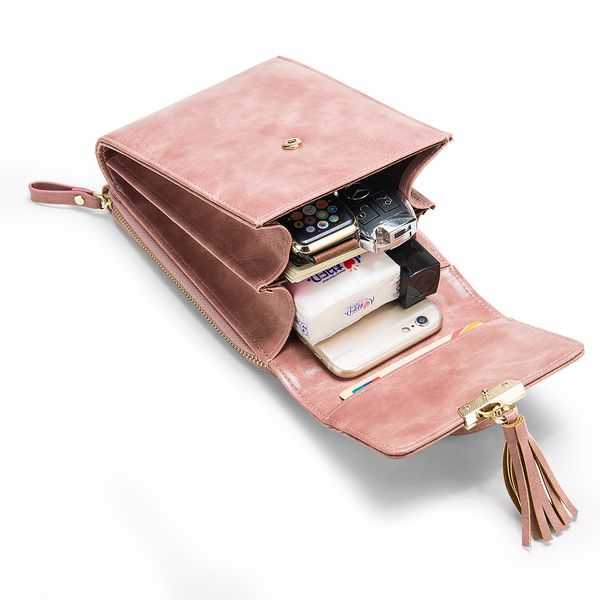 2021 new women mobile phone bag retro oil wax leather zipper wallet girls one-shoulder bag female purses carteira feminina, Red;black
2021 new women mobile phone bag retro oil wax leather zipper wallet girls one-shoulder bag female purses carteira feminina, Red;black
