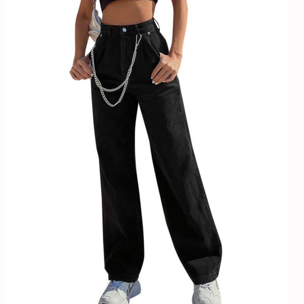 women's jeans 2021 autumn winter loose high waisted ladies black skinny woman straight pants women casual long fashion, Blue
women's jeans 2021 autumn winter loose high waisted ladies black skinny woman straight pants women casual long fashion, Blue