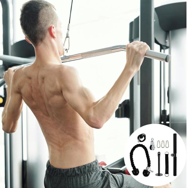 accessories 1 set of tricep trainer forearm wrist roller fitness equipment
accessories 1 set of tricep trainer forearm wrist roller fitness equipment