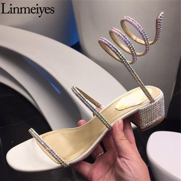 sandals rhinestone women designer shoes ankle snake pattern twining ladies heel summer casual, Black
sandals rhinestone women designer shoes ankle snake pattern twining ladies heel summer casual, Black