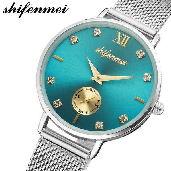 wristwatches shifenmei women watches fashion watch 2021 luxury stainless ladies wristwatch quartz diamond clock for girlfriend lady gift, Slivery;brown
wristwatches shifenmei women watches fashion watch 2021 luxury stainless ladies wristwatch quartz diamond clock for girlfriend lady gift, Slivery;brown