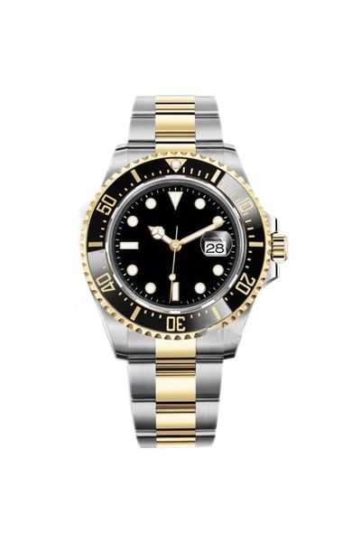 men's watch 43mm gold black disc automatic mechanical stainless steel waterproof luminous sapphire, Slivery;brown
men's watch 43mm gold black disc automatic mechanical stainless steel waterproof luminous sapphire, Slivery;brown