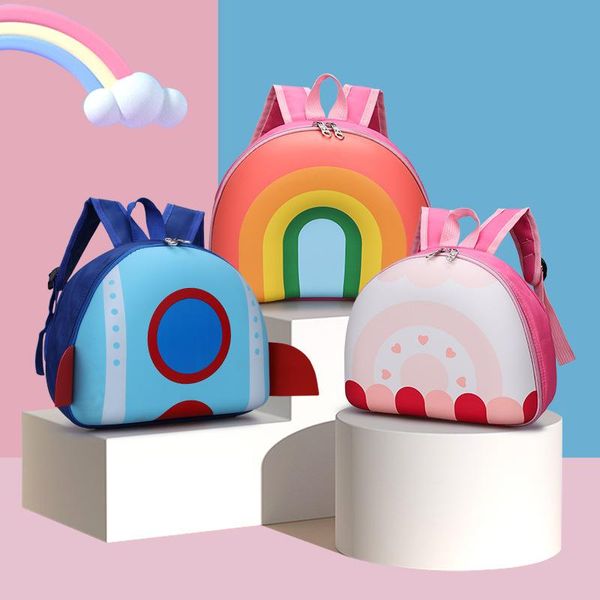 school bags kindergarten schoolbag 3-5 years old cute children's backpack light outing rainbow eggshell girls tide
school bags kindergarten schoolbag 3-5 years old cute children's backpack light outing rainbow eggshell girls tide