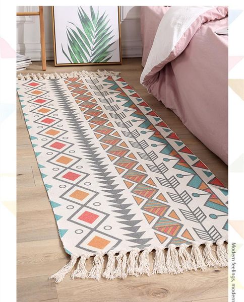 carpets bohemian style cotton weave rugs for living room bedroom decor tassels tapete floor door mat coffee table sofa area
carpets bohemian style cotton weave rugs for living room bedroom decor tassels tapete floor door mat coffee table sofa area