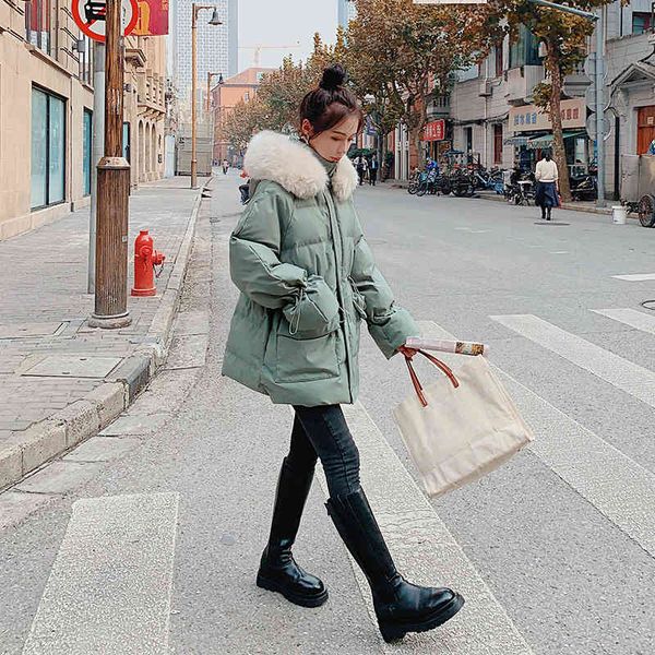 women's down & parkas winter new hooded big fur collar down padded jacket women short waist je0s, Black
women's down & parkas winter new hooded big fur collar down padded jacket women short waist je0s, Black