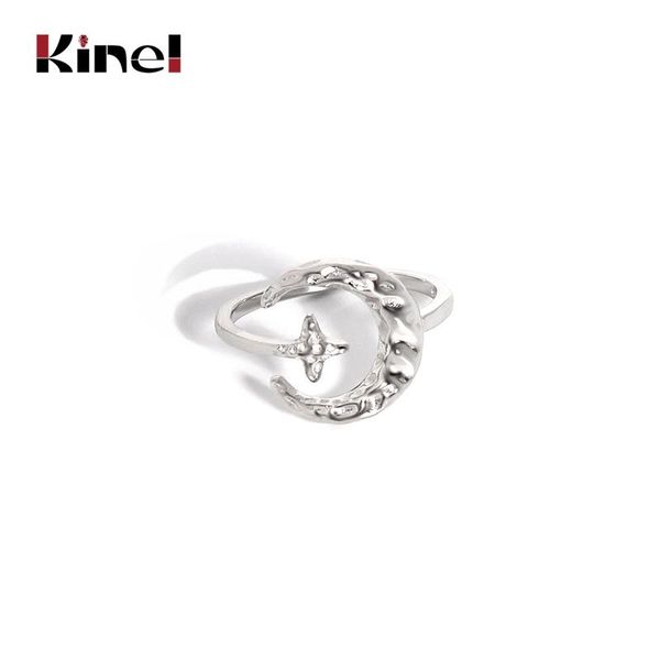 cluster rings kinel women 925 sterling silver ring star month open korean irregular ins female finger jewelry, Golden;silver
cluster rings kinel women 925 sterling silver ring star month open korean irregular ins female finger jewelry, Golden;silver