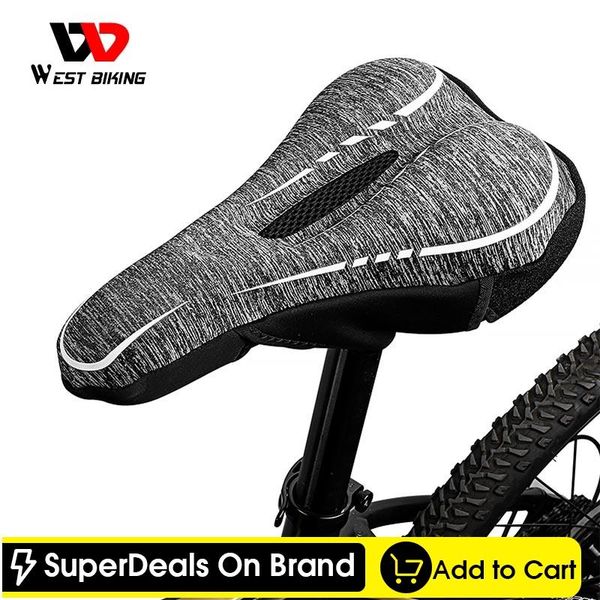 bike saddles west biking comfortable bicycle saddle cover thick sponge breathable cycling seat mat cushion part
bike saddles west biking comfortable bicycle saddle cover thick sponge breathable cycling seat mat cushion part