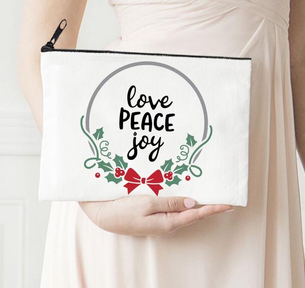 cosmetic bags & cases love peace joy make up bag fashion zipper print pencil pouch letter travel size makeup christmas 2021
cosmetic bags & cases love peace joy make up bag fashion zipper print pencil pouch letter travel size makeup christmas 2021