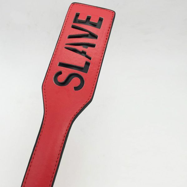 toys paddle flogger whip pu leather bat head spanking paddle slave black red color for games
toys paddle flogger whip pu leather bat head spanking paddle slave black red color for games