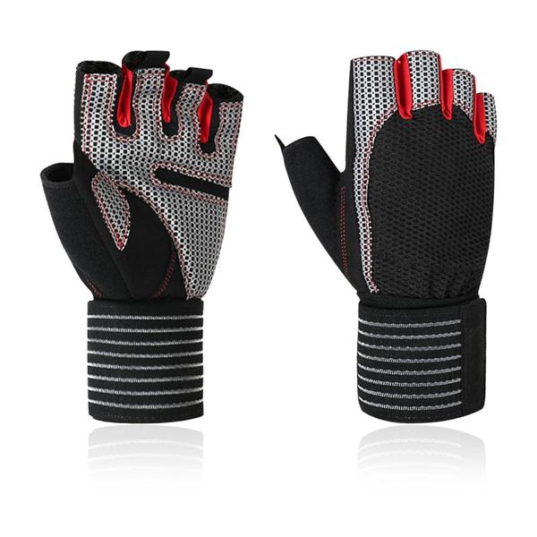 cycling gloves full wrist protection fitness half finger sports breathable short tear-resistant, Black
cycling gloves full wrist protection fitness half finger sports breathable short tear-resistant, Black