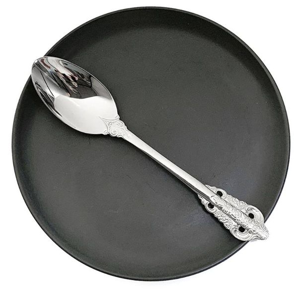 flatware sets 304 stainless steel dinner spoon 4/6-piece dinnerware set luxury vintage western colourful kitchen tableware
flatware sets 304 stainless steel dinner spoon 4/6-piece dinnerware set luxury vintage western colourful kitchen tableware
