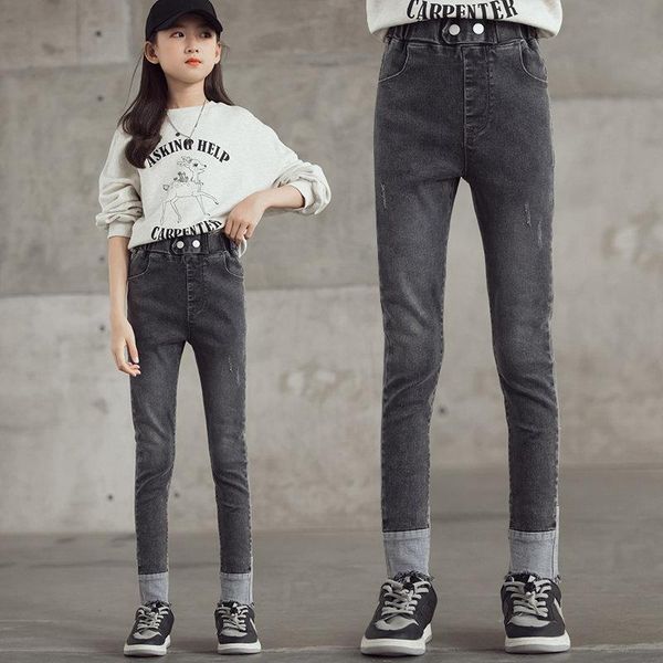 jeans teenage girls skinny denim pants casual solid color spring autumn kids slim bottoms clothes children's 6 8 10 12years, Blue
jeans teenage girls skinny denim pants casual solid color spring autumn kids slim bottoms clothes children's 6 8 10 12years, Blue