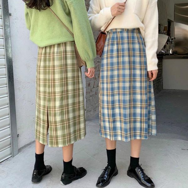 skirts women split multicolor all-match fashion retro plaid high waist ins a-line korean style students leisure autumn, Black
skirts women split multicolor all-match fashion retro plaid high waist ins a-line korean style students leisure autumn, Black