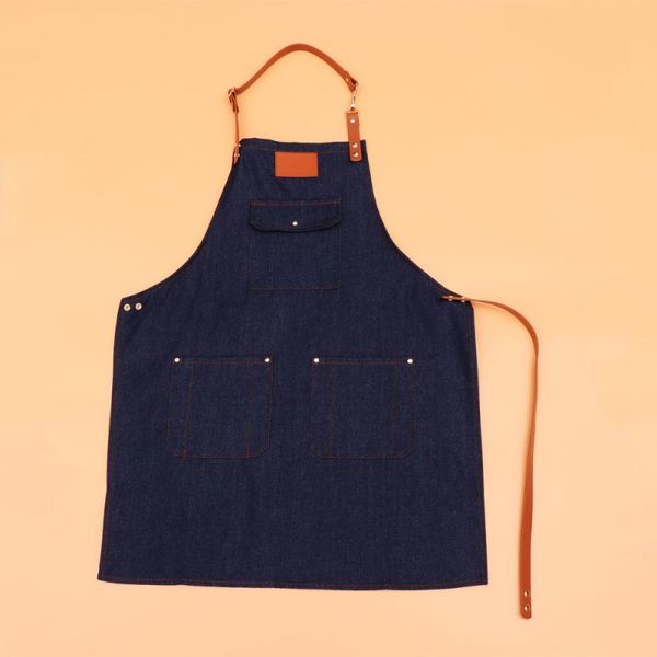aprons 1pc delicate denim apron nordic style retro thickened barista work clothes accessories (denim blue)
aprons 1pc delicate denim apron nordic style retro thickened barista work clothes accessories (denim blue)