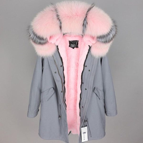 women's fur & faux 2021 real coat winter jacket women long parka waterproof big natural collar hood thick warm liner, Black
women's fur & faux 2021 real coat winter jacket women long parka waterproof big natural collar hood thick warm liner, Black