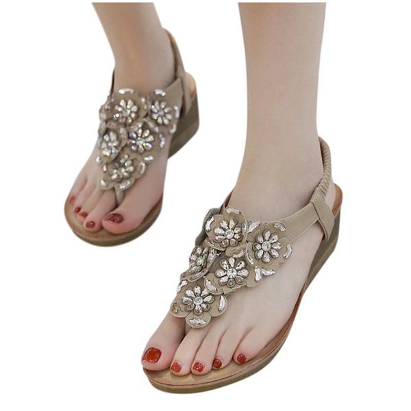 dress shoes sagace wedges sandals women's bohemian style flower summer for ladies casual open toe flip flops mujer, Black
dress shoes sagace wedges sandals women's bohemian style flower summer for ladies casual open toe flip flops mujer, Black