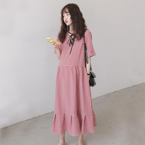 maternity dresses 2021 summer short sleeve pregnancy plaid loose casual ruffles fresh fashion pregnant women clothes, White
maternity dresses 2021 summer short sleeve pregnancy plaid loose casual ruffles fresh fashion pregnant women clothes, White