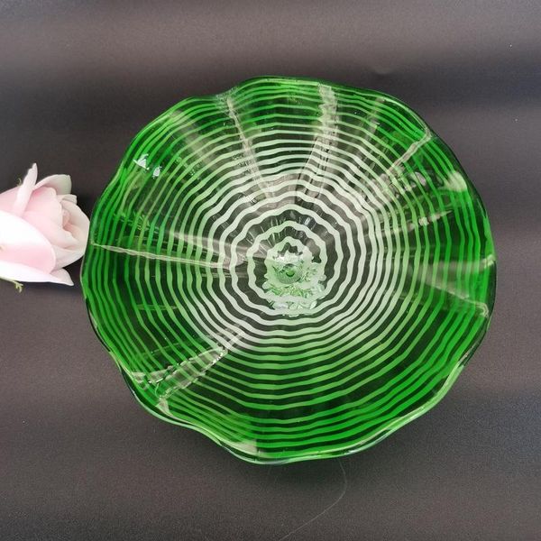 wall lamps green handmade blown glass plates chihuly style wedding party decor
wall lamps green handmade blown glass plates chihuly style wedding party decor