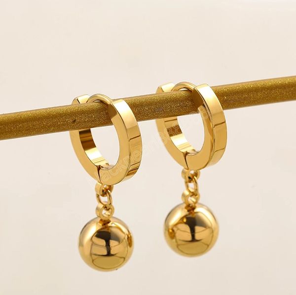 geometric round ball pendant earrings for women trendy gold color stainless steel circle dangle earring jewelry, Silver
geometric round ball pendant earrings for women trendy gold color stainless steel circle dangle earring jewelry, Silver