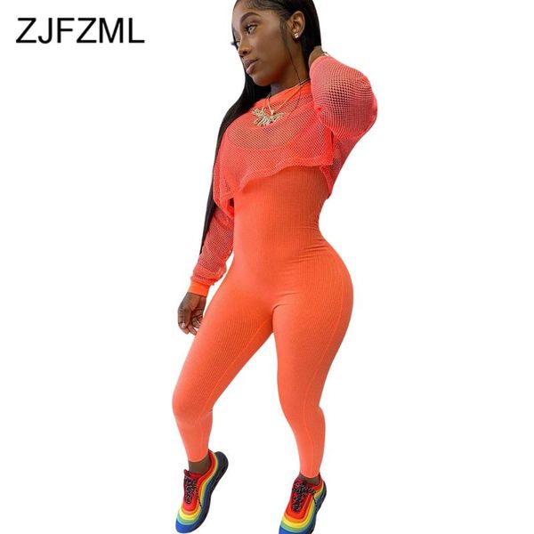 gym clothing neon orange ribbed slim two piece tracksuit for women fishnet hollow out long sleeve crop and skinny stretchy jumpsuit suit, White;black
gym clothing neon orange ribbed slim two piece tracksuit for women fishnet hollow out long sleeve crop and skinny stretchy jumpsuit suit, White;black
