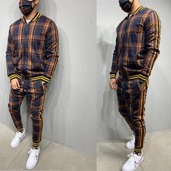 men's tracksuits plaid printed loose suit couple clothes fashion tracksuit grey fullset black pink faded full set, Gray
men's tracksuits plaid printed loose suit couple clothes fashion tracksuit grey fullset black pink faded full set, Gray