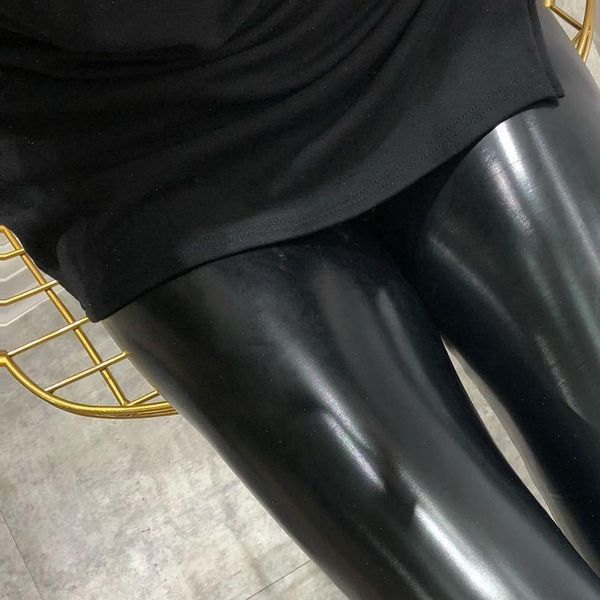 womens spring new high waist pu leather pants warm velvet leggings female shinny pencil pants elastic trousers female clothes, Black;white
womens spring new high waist pu leather pants warm velvet leggings female shinny pencil pants elastic trousers female clothes, Black;white