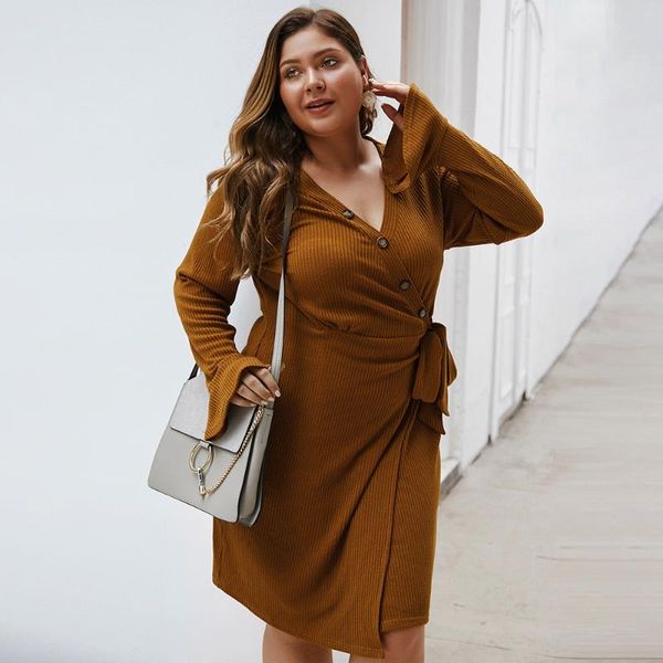 plus size dresses fridayin autumn winter products women fashion flare sleeve dress button belt v-neck striped ladies clothing, Black
plus size dresses fridayin autumn winter products women fashion flare sleeve dress button belt v-neck striped ladies clothing, Black