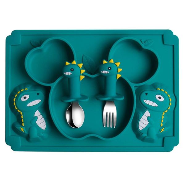 1 set of baby silicone tableware dish plate baby dinner plate fork spoon set for dinner baby home
1 set of baby silicone tableware dish plate baby dinner plate fork spoon set for dinner baby home