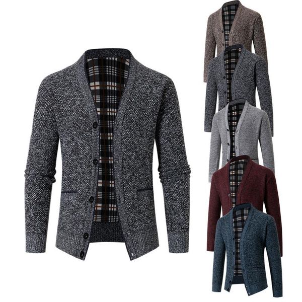 men's sweaters sweater coat fashion patchwork cardigan men knitted jacket slim fit stand collar thick warm coats, White;black
men's sweaters sweater coat fashion patchwork cardigan men knitted jacket slim fit stand collar thick warm coats, White;black