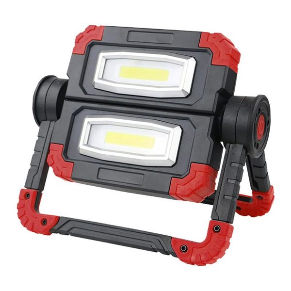 floodlights led outdoor camping lighting flood light lamp floodlight cob leds spotlight garden with built-in battery charger